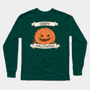 Halloween Pumpkin Long Sleeve T-Shirt